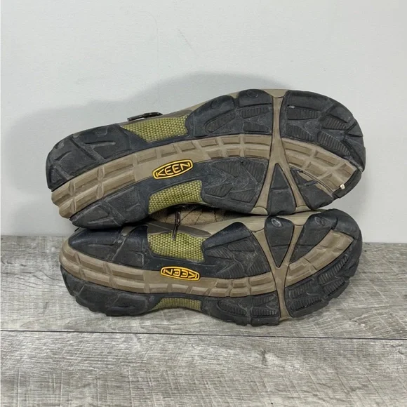 Keen Ambler 1002279 Brindle Men’s Brown Leather Trek Hiking Shoes Size 10.5 - Picture 7 of 9